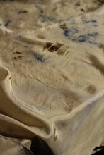 Large Botanically dyed silk scarf #1