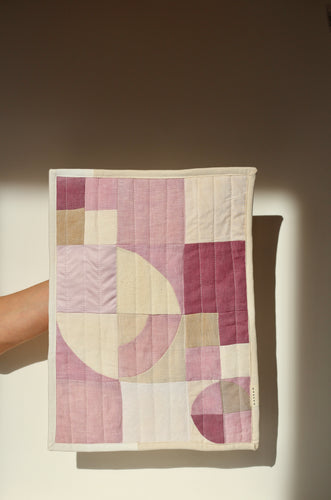 Mini Spin quilt wall hanging